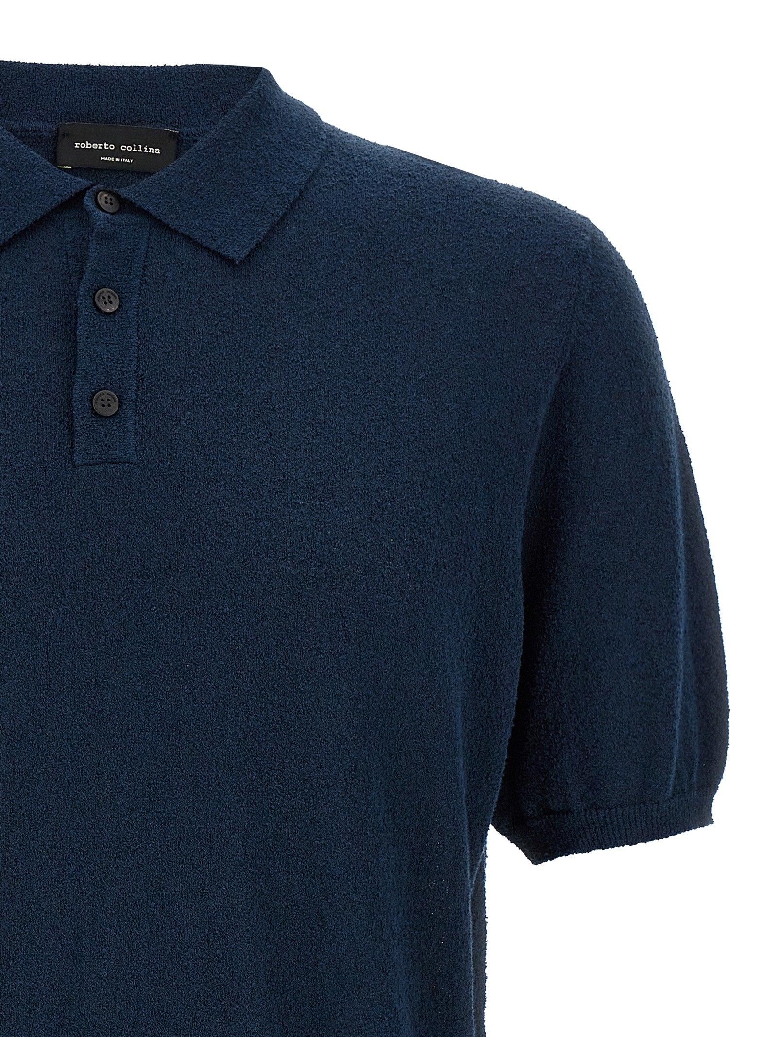 Roberto Collina Spongy Cotton Polo Shirt