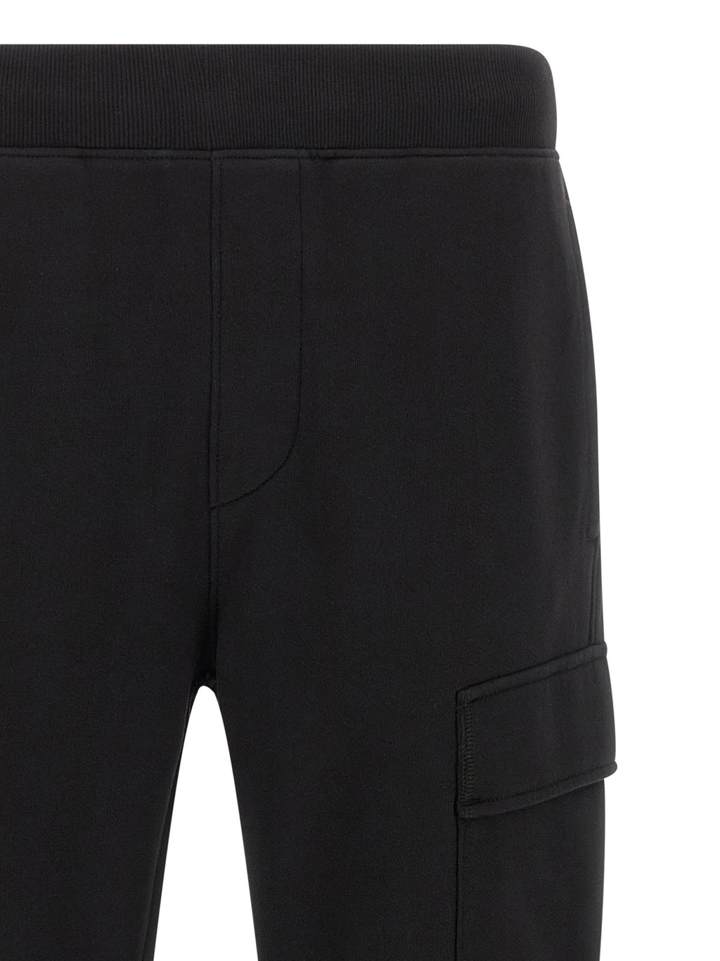 C.p. Company Diagonal Raised Fleece Pants With Lens Detail