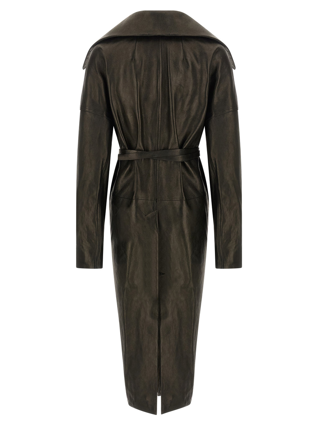 Rick Owens Dracucollar Belted Coat