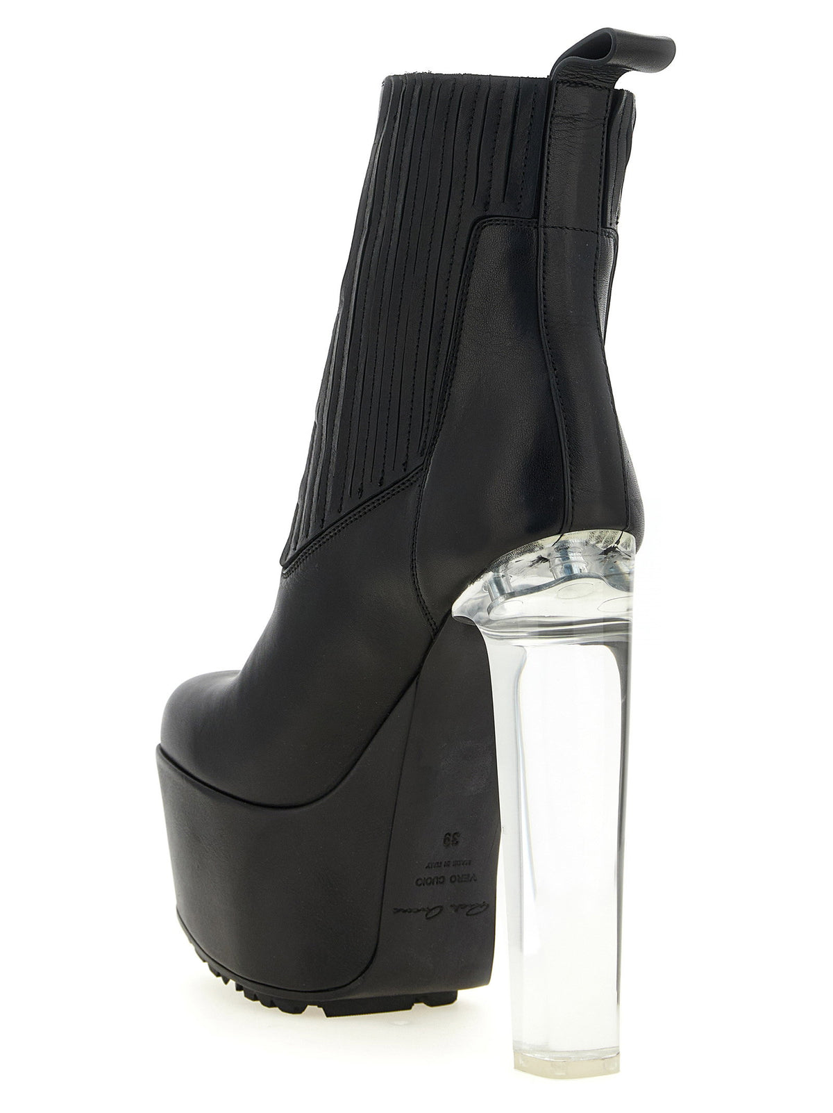 Rick Owens Beatle Kiss Ankle Boots