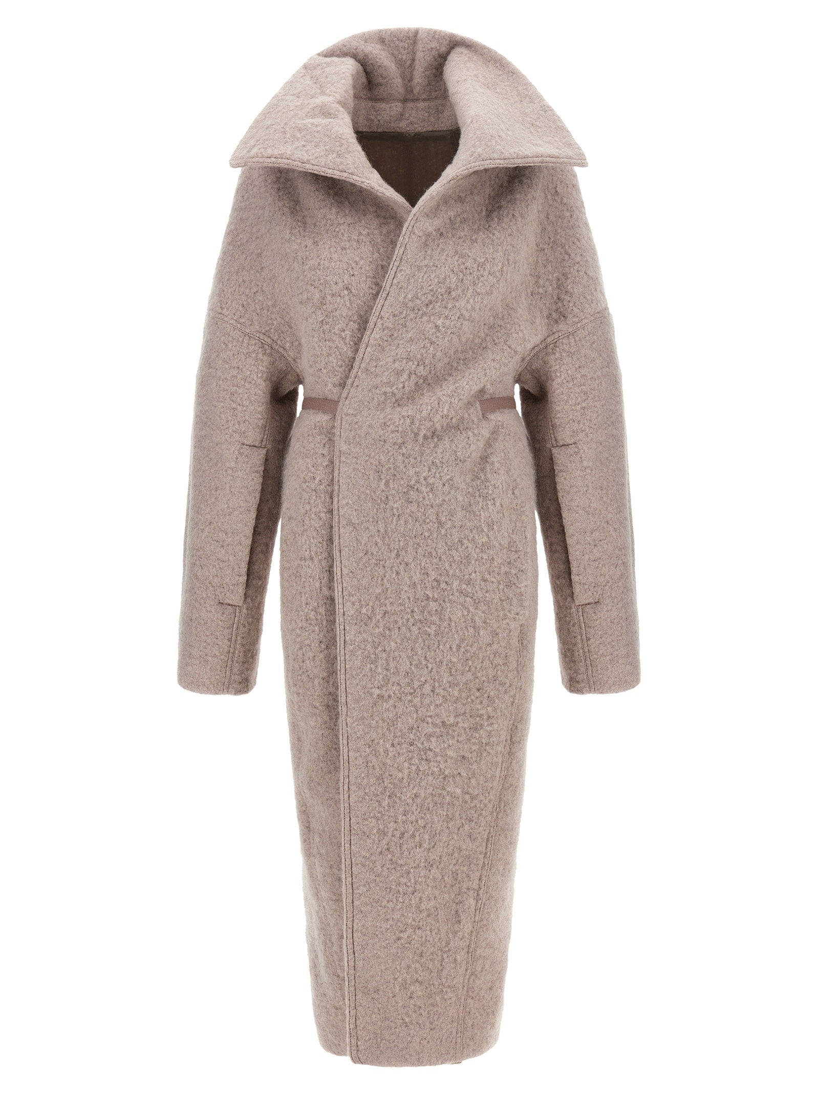 Rick Owens Dracucollar Belted Coat