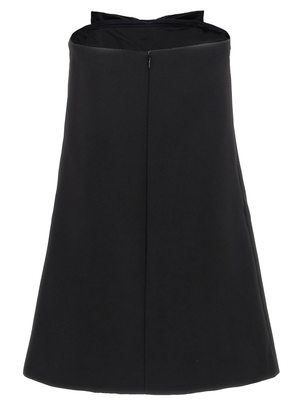 Self-Portrait Black Crepe Bandeau Mini Dress