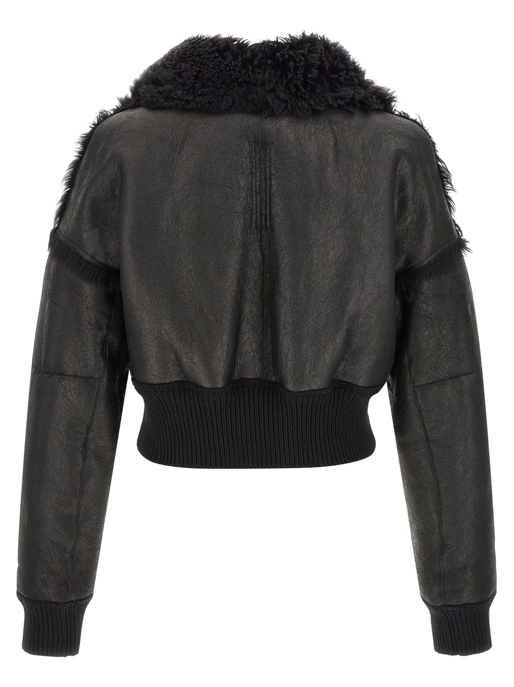 Rick Owens Flight Jkt Cropped Bomber Jacket