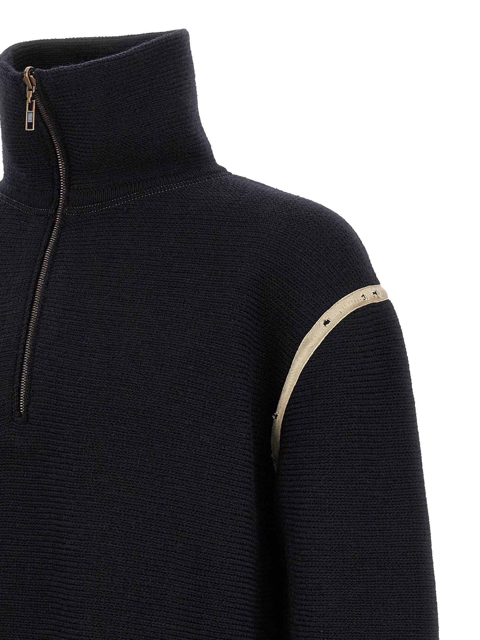 Maison Margiela Denim Patch Sweater