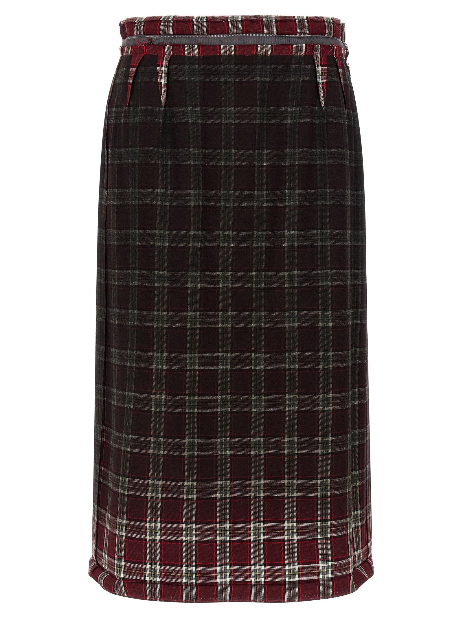 Maison Margiela Check Skirt