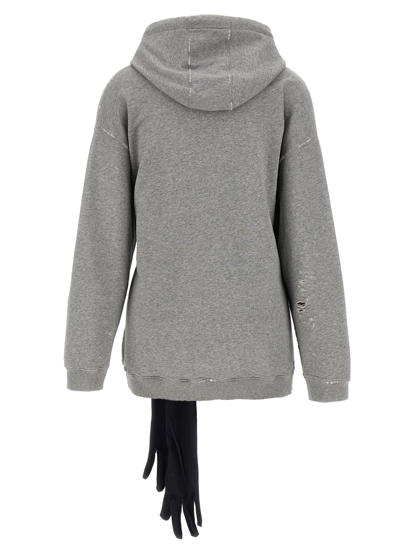 Mm6 Maison Margiela Hoodie Dress With Gloves