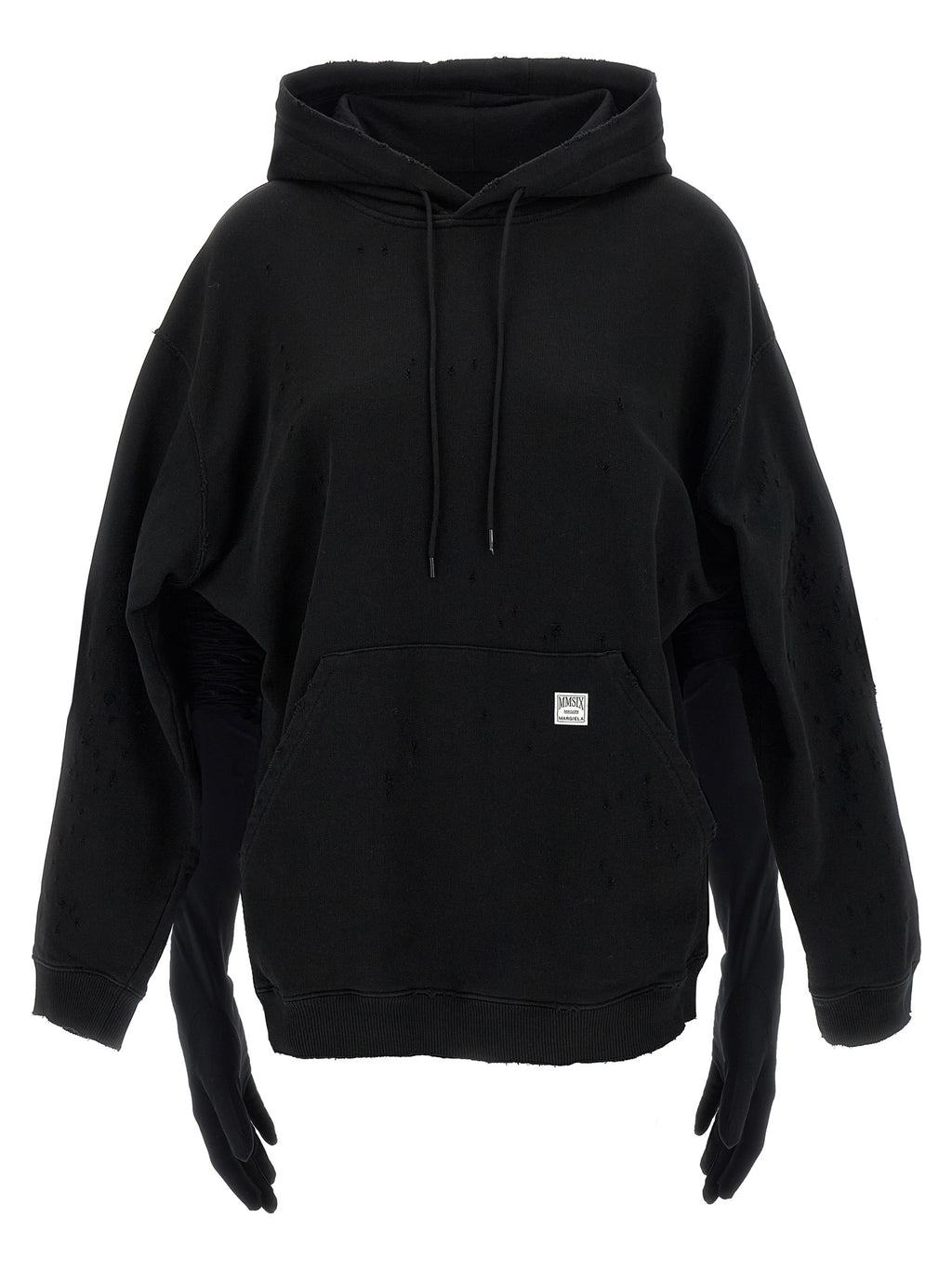 Mm6 Maison Margiela Hoodie Dress With Gloves