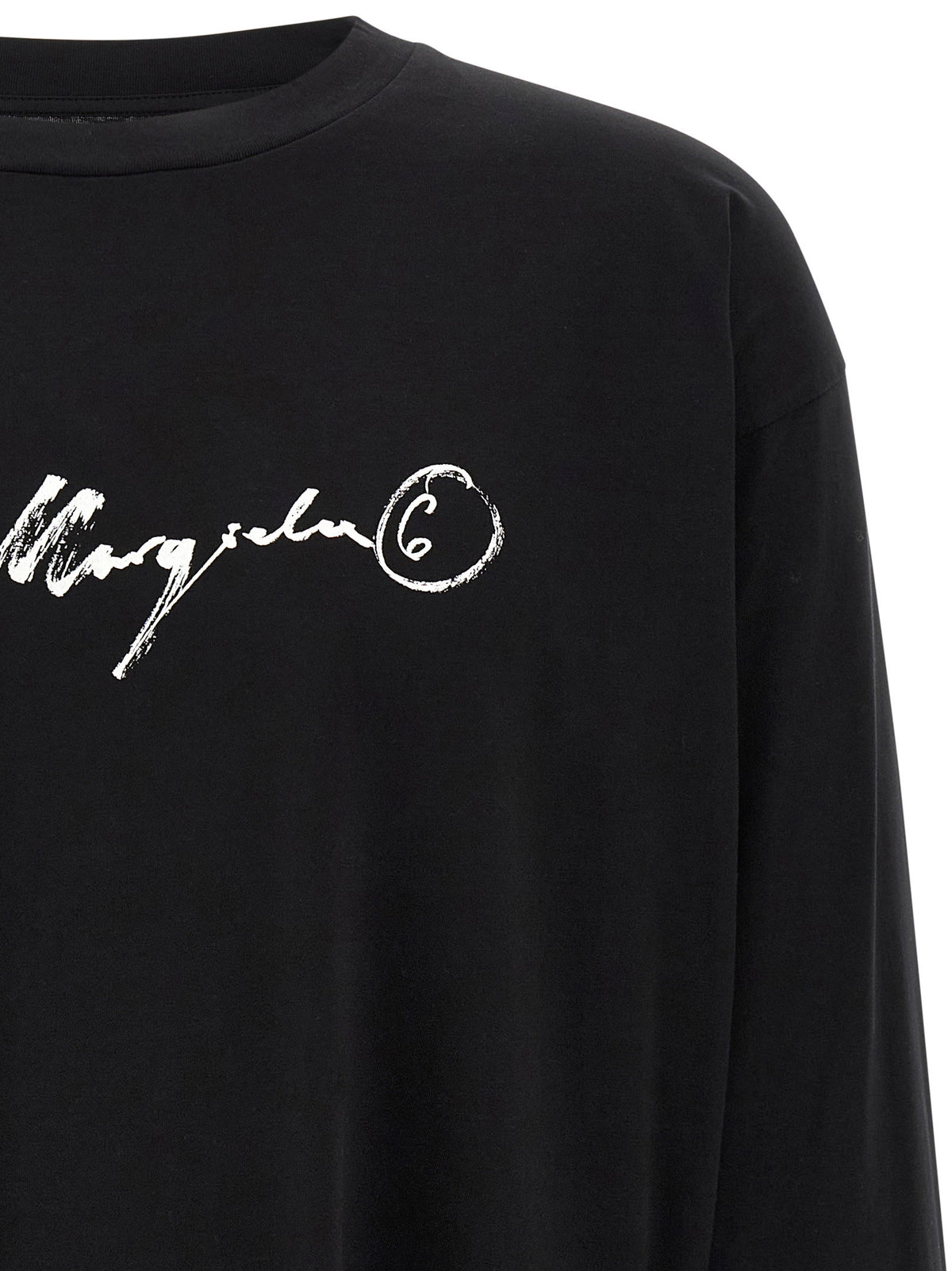 Mm6 Maison Margiela Handwriting Print T-shirt