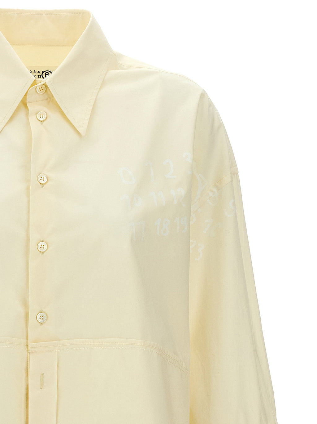 Mm6 Maison Margiela Logo Print Shirt
