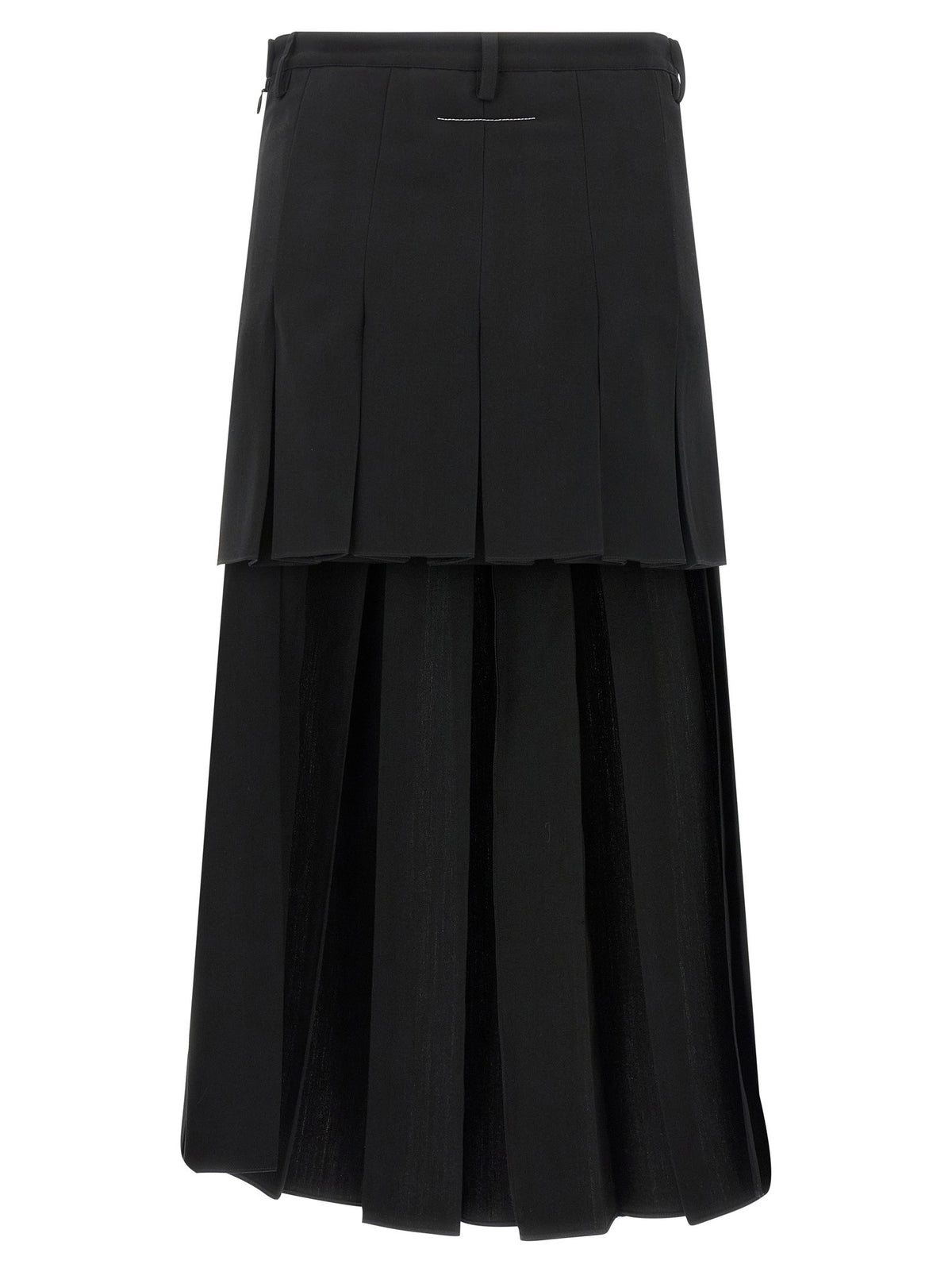 Mm6 Maison Margiela Overlapping Pleated Skirt