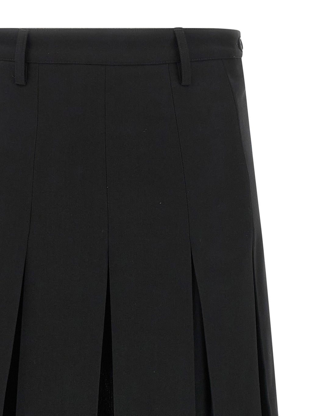 Mm6 Maison Margiela Overlapping Pleated Skirt