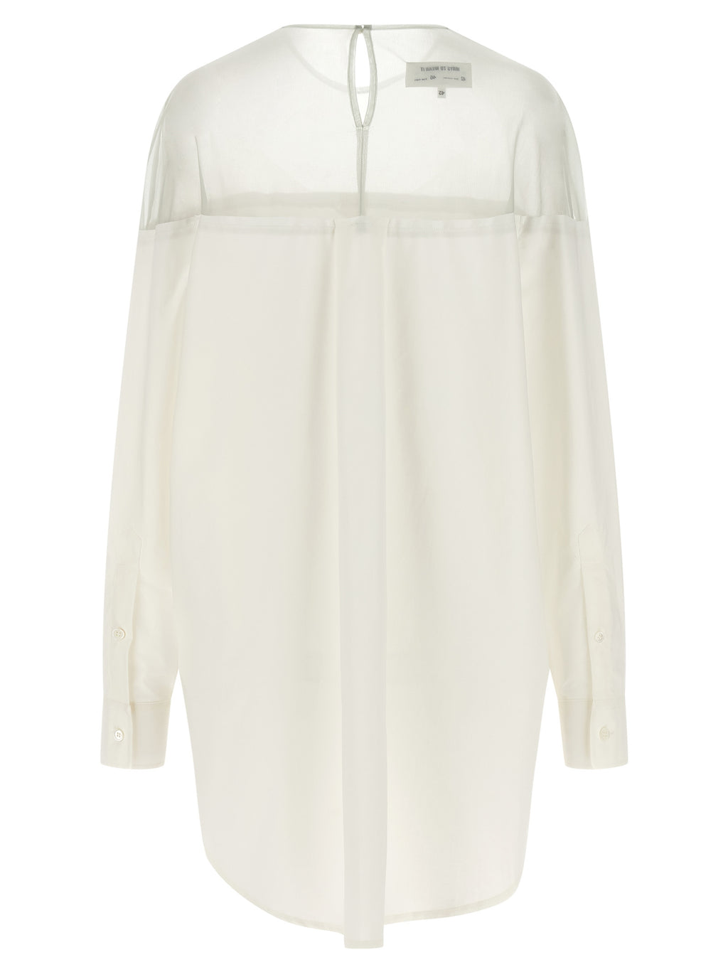 Mm6 Maison Margiela Tulle Insert Shirt