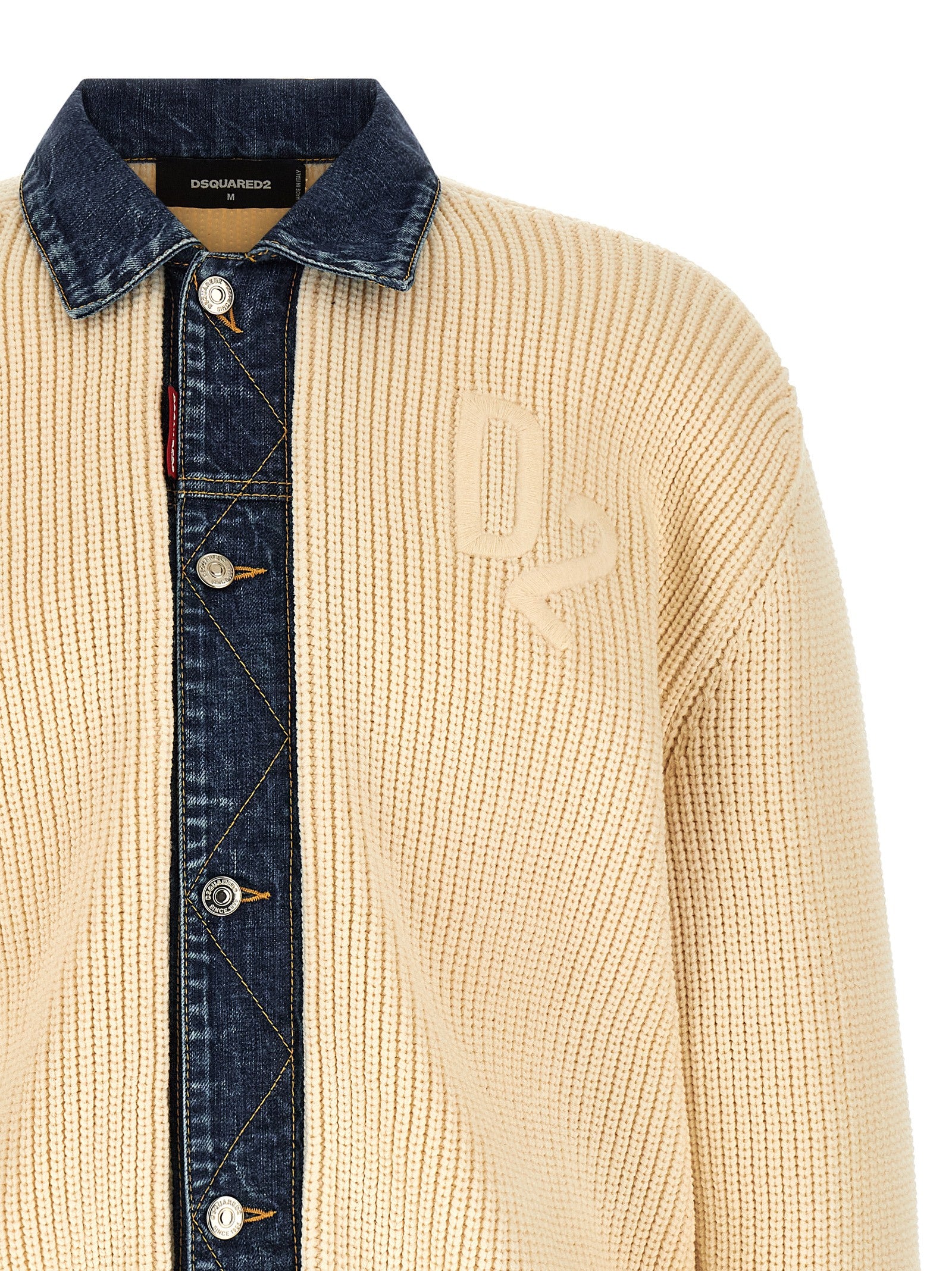 Dsquared2 Denim Mix D2 Cardigan