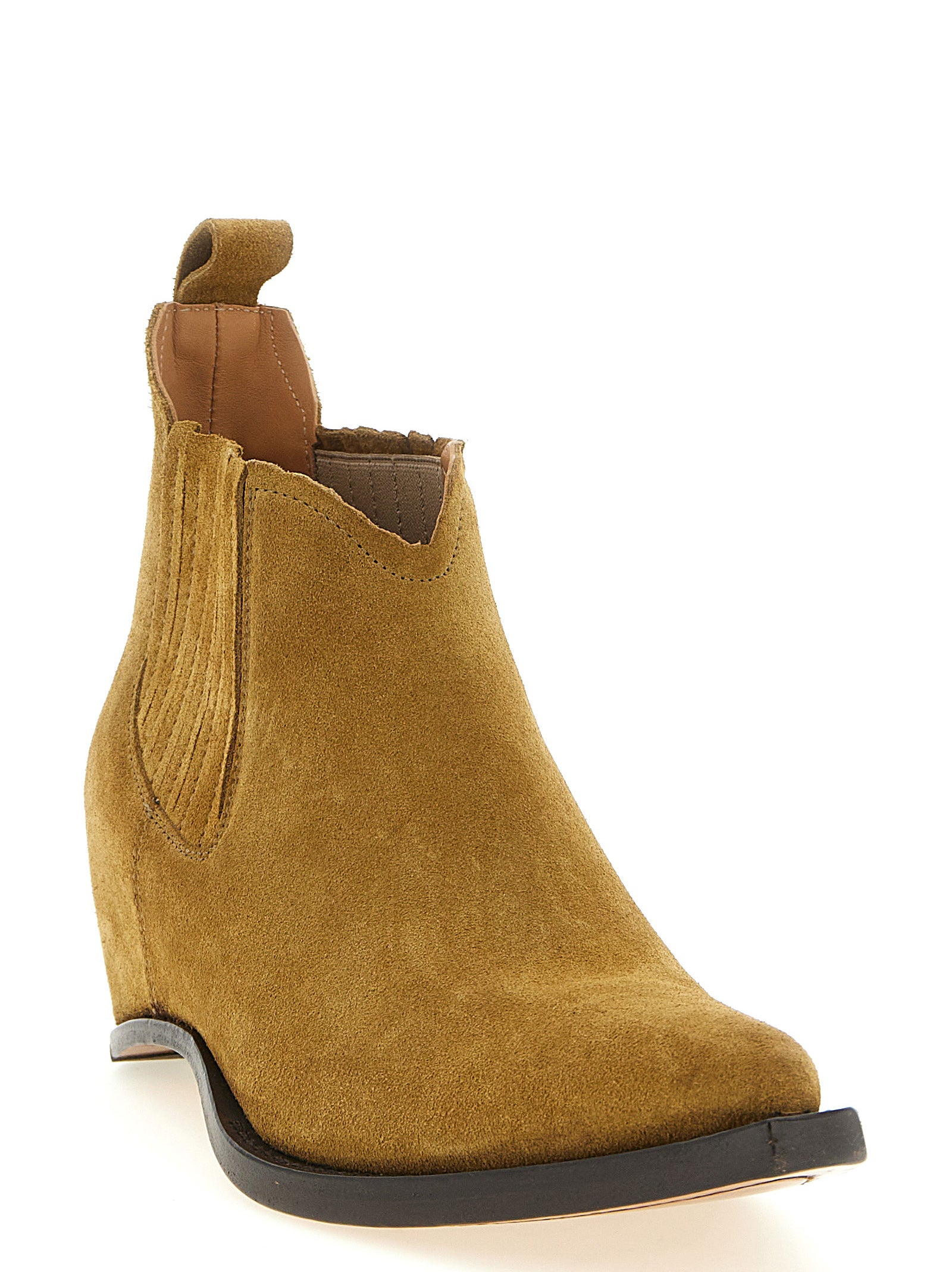 Maison Margiela Western Chelsea Heel-less Ankle Boots