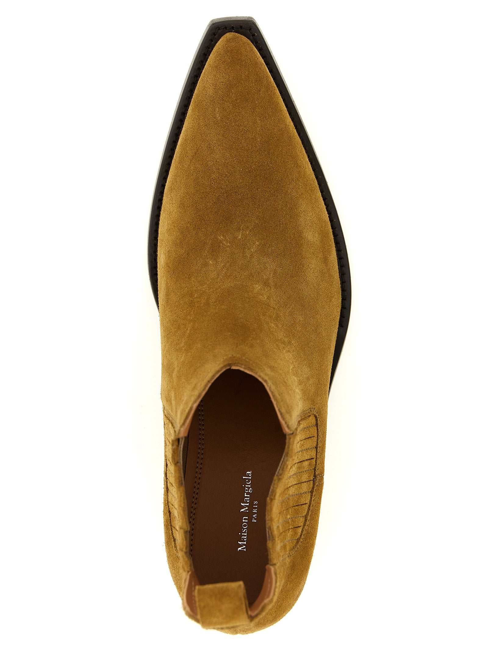 Maison Margiela Western Chelsea Heel-less Ankle Boots