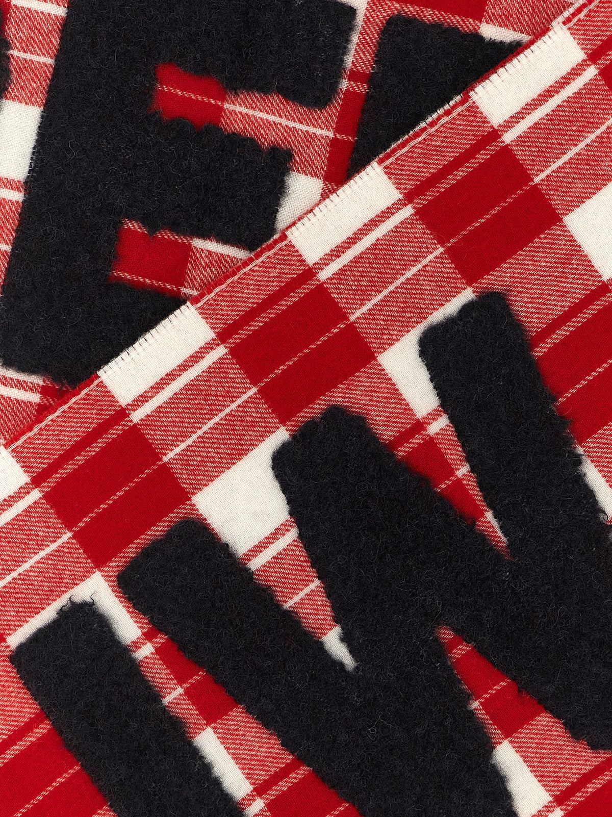 J.w.anderson Checkered Logo Scarf