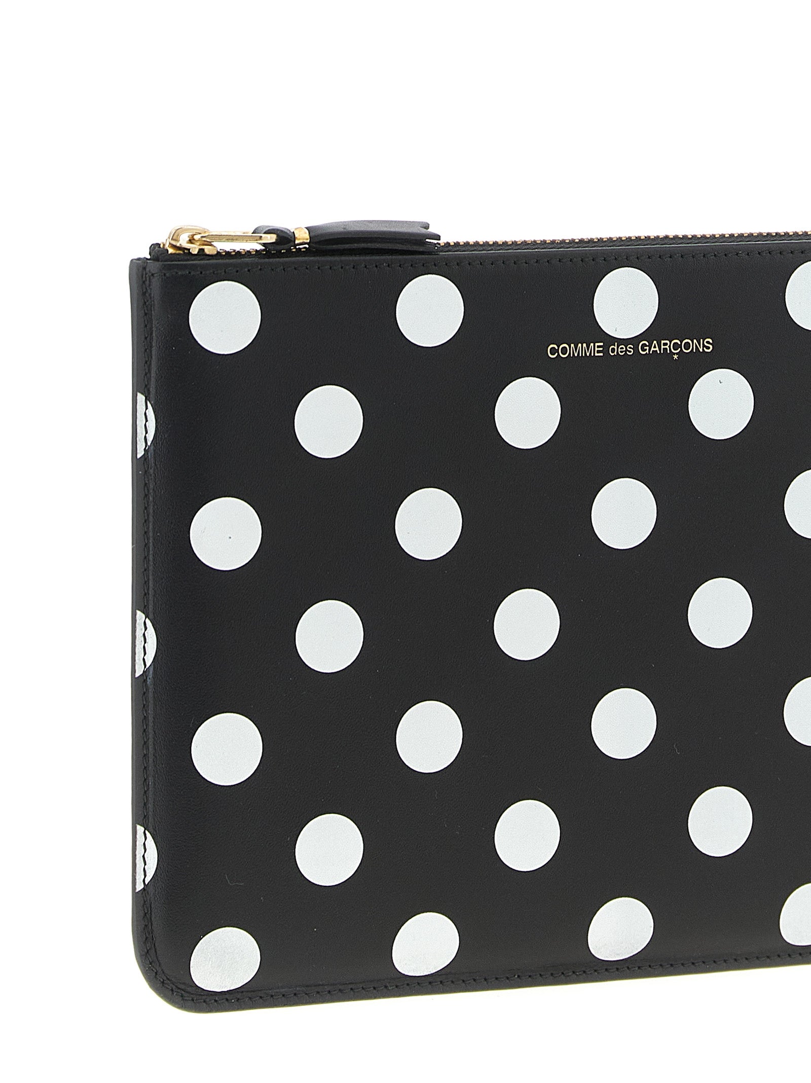 Comme Des Garcons Wallet Polka Dots Printed Wallet