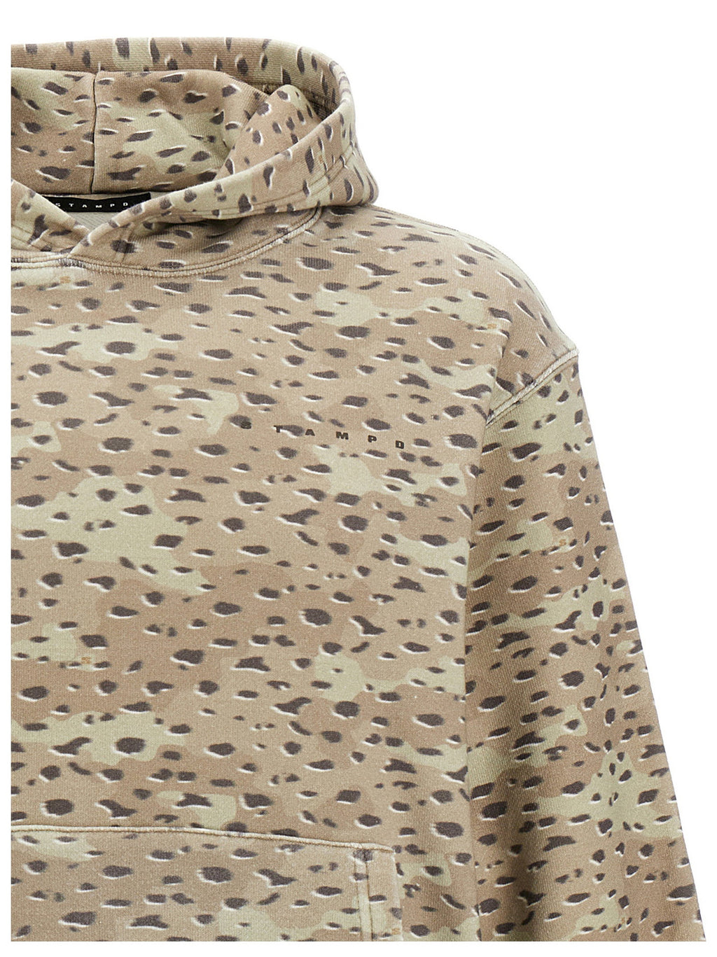 Stampd Felpa Con Cappuccio Camo Leopard