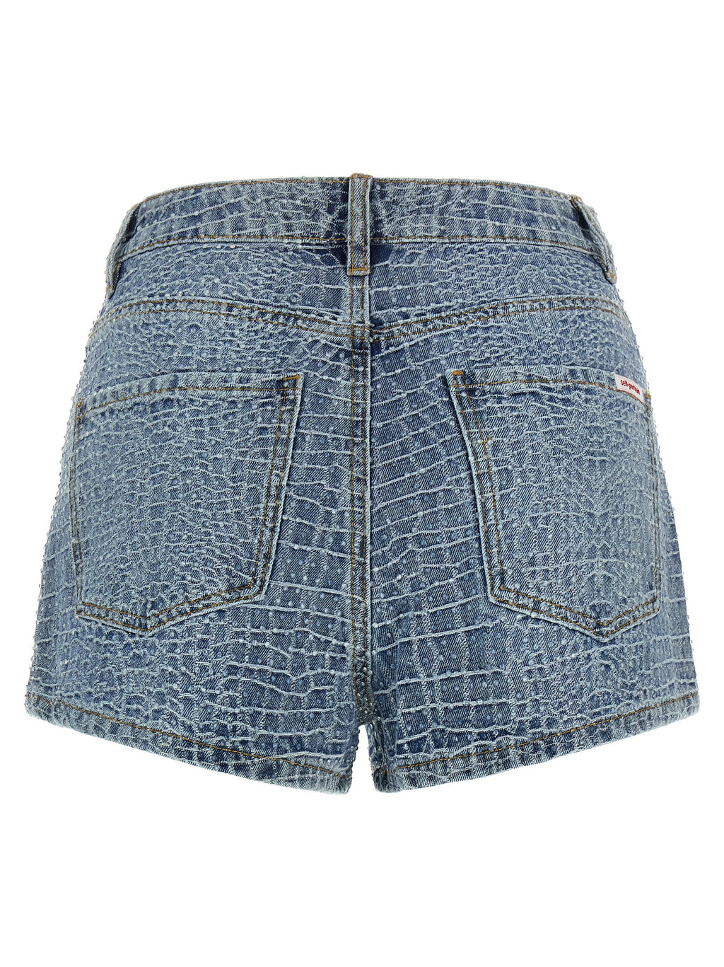 Self-Portrait Rhinestone Shorts