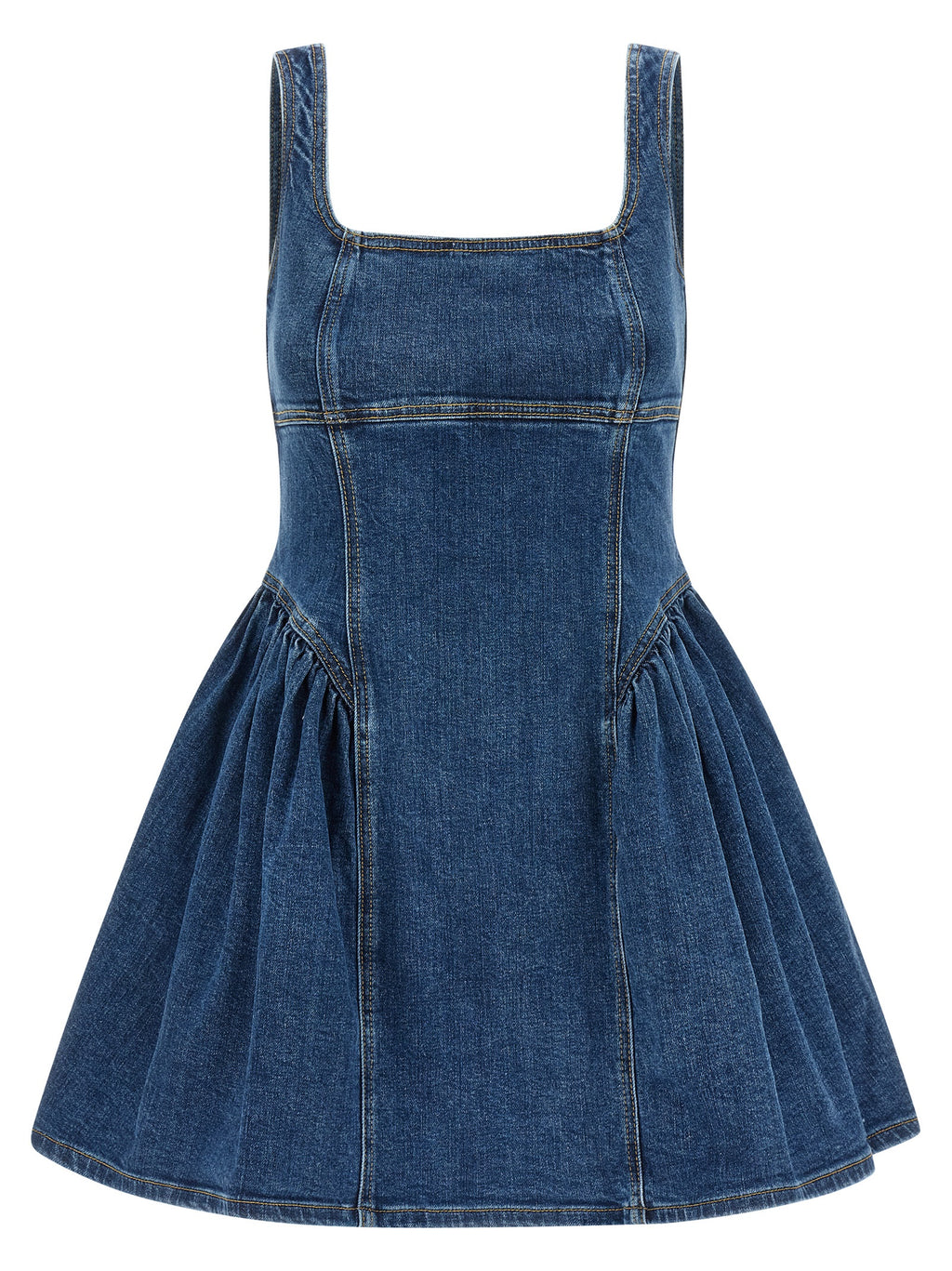 Self-Portrait Denim Mini Dress