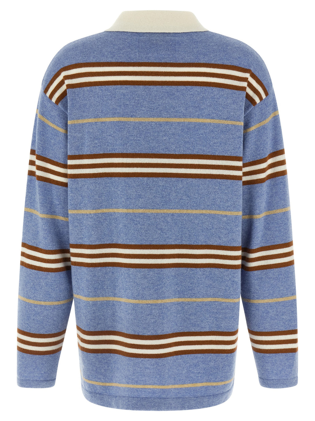 Guest In Residence Striped Rugby Polo Shirt