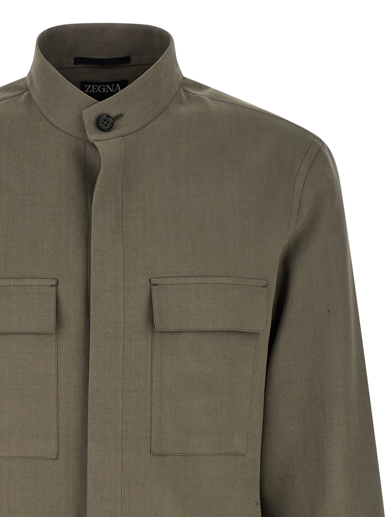 Zegna Oasi Lino Overshirt