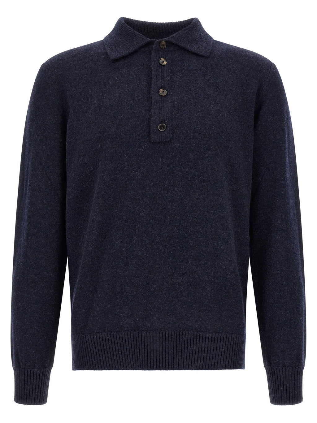Zegna Wool And Cashmere Polo Shirt