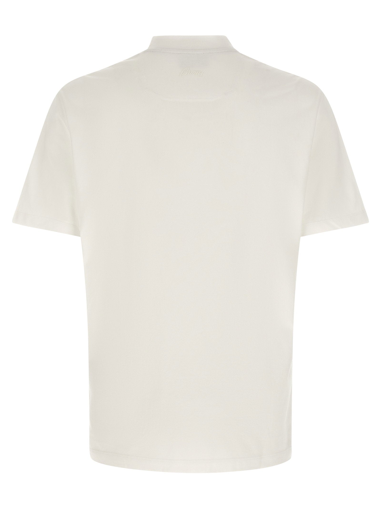 Brioni Logo Embroidery T-shirt