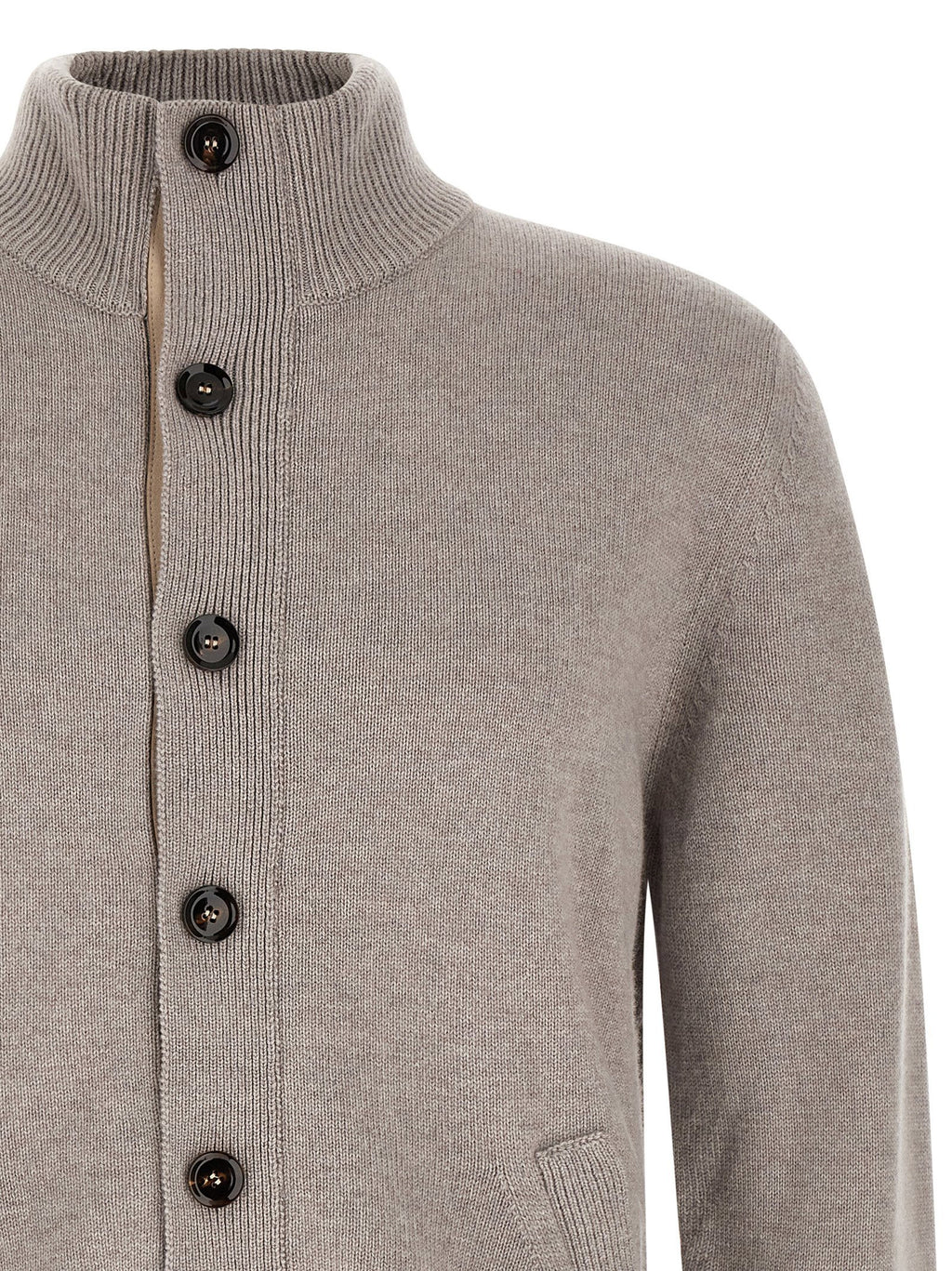 Brioni Cardigan With Price List Collar