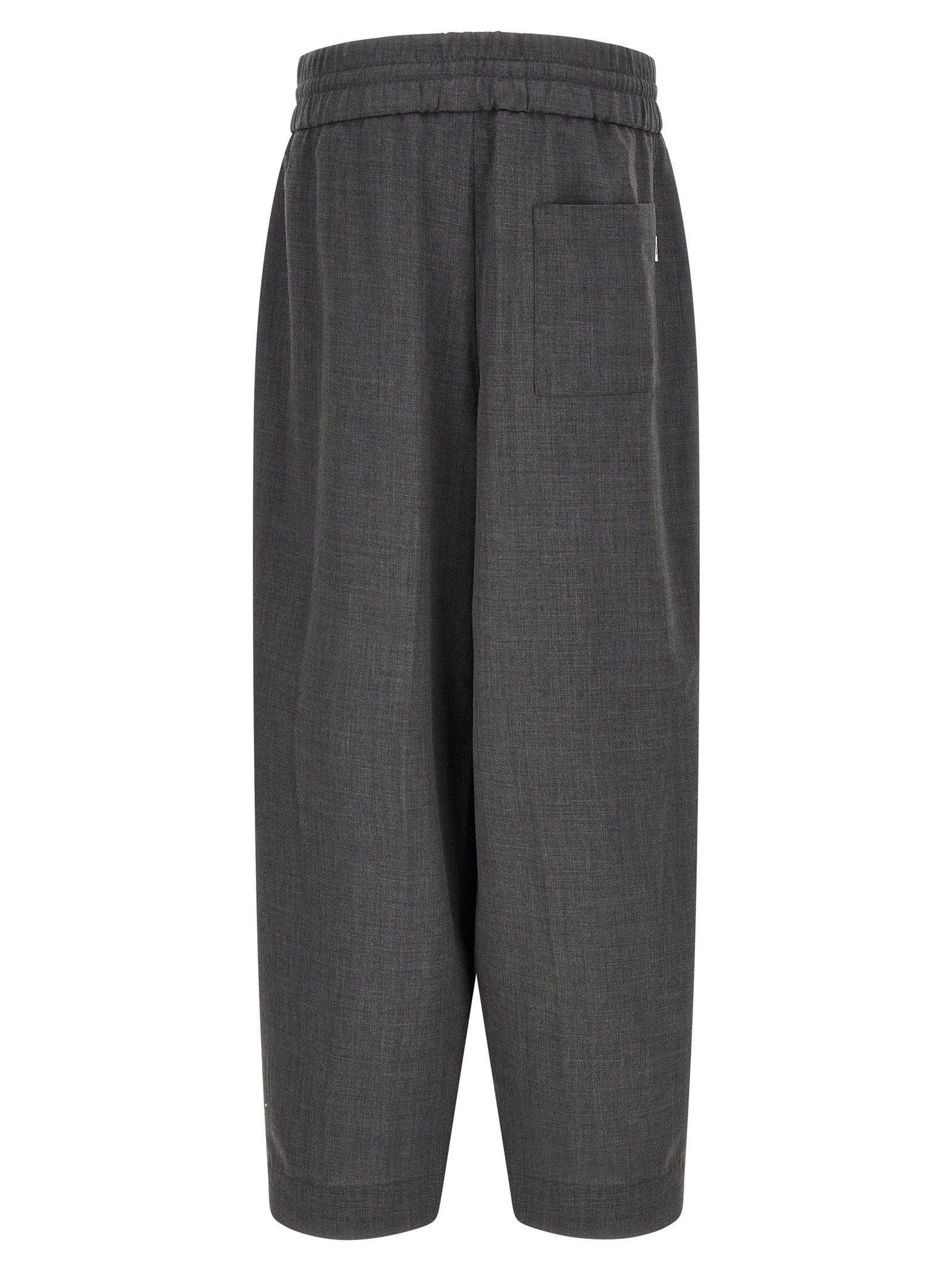 Ami Paris Mélange Wool Pants