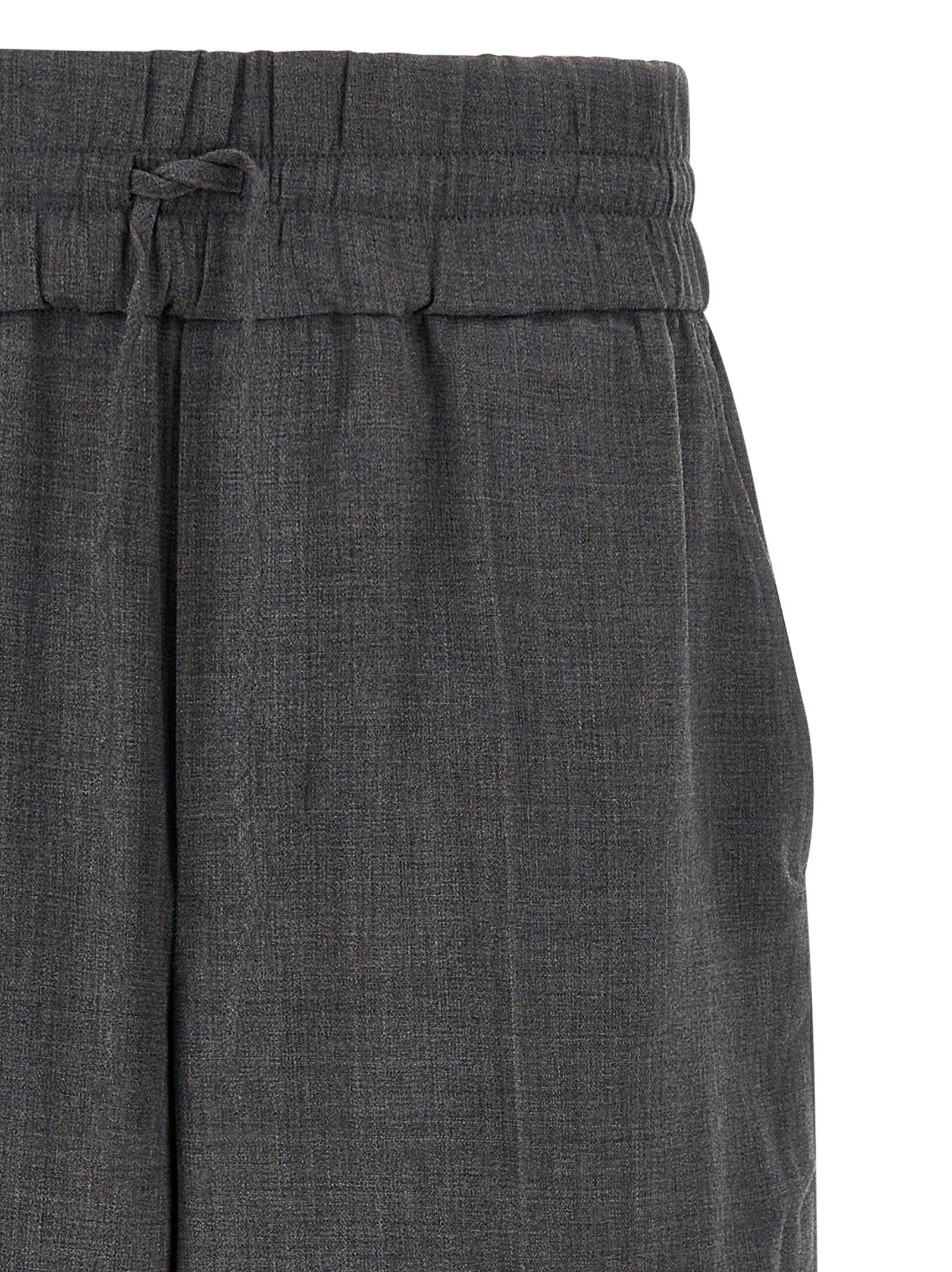 Ami Paris Mélange Wool Pants