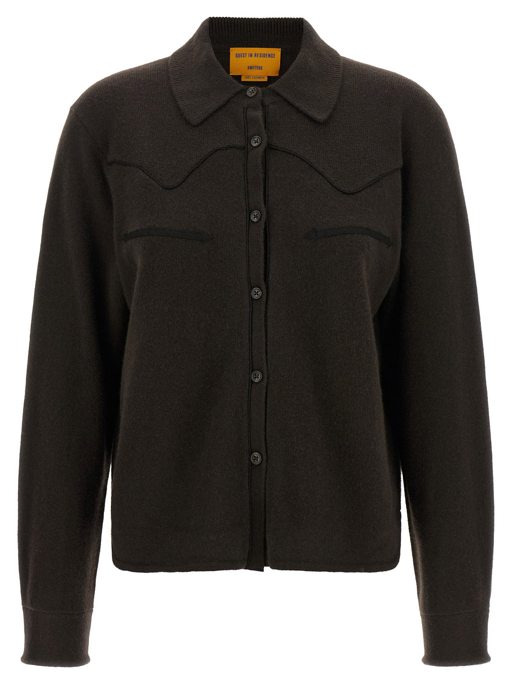Guest In Residence Cropped Western Shirt
