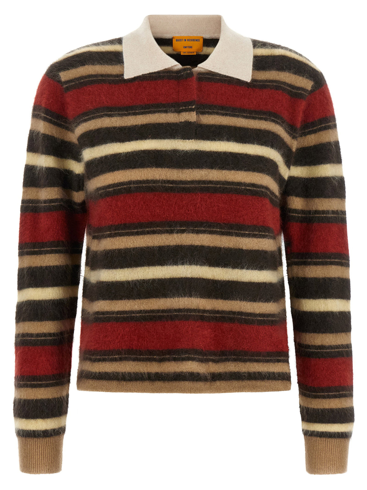 Guest In Residence Grizzly Cropped Rugby Polo Shirt