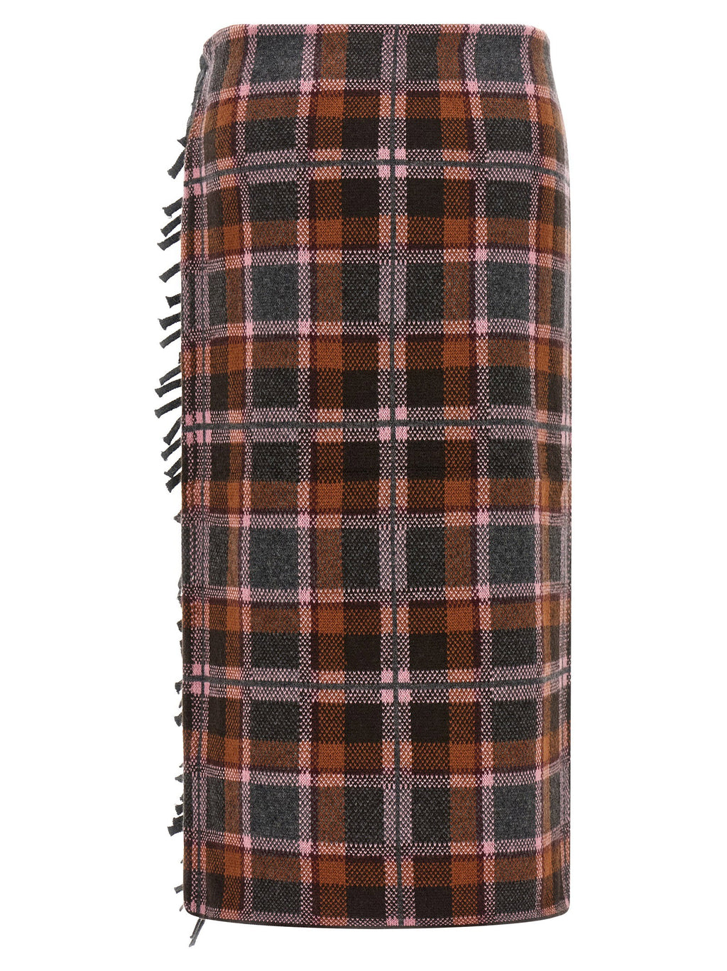 Guest In Residence Tartan Wrap Skirt