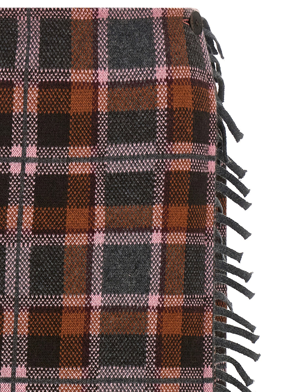 Guest In Residence Tartan Wrap Skirt