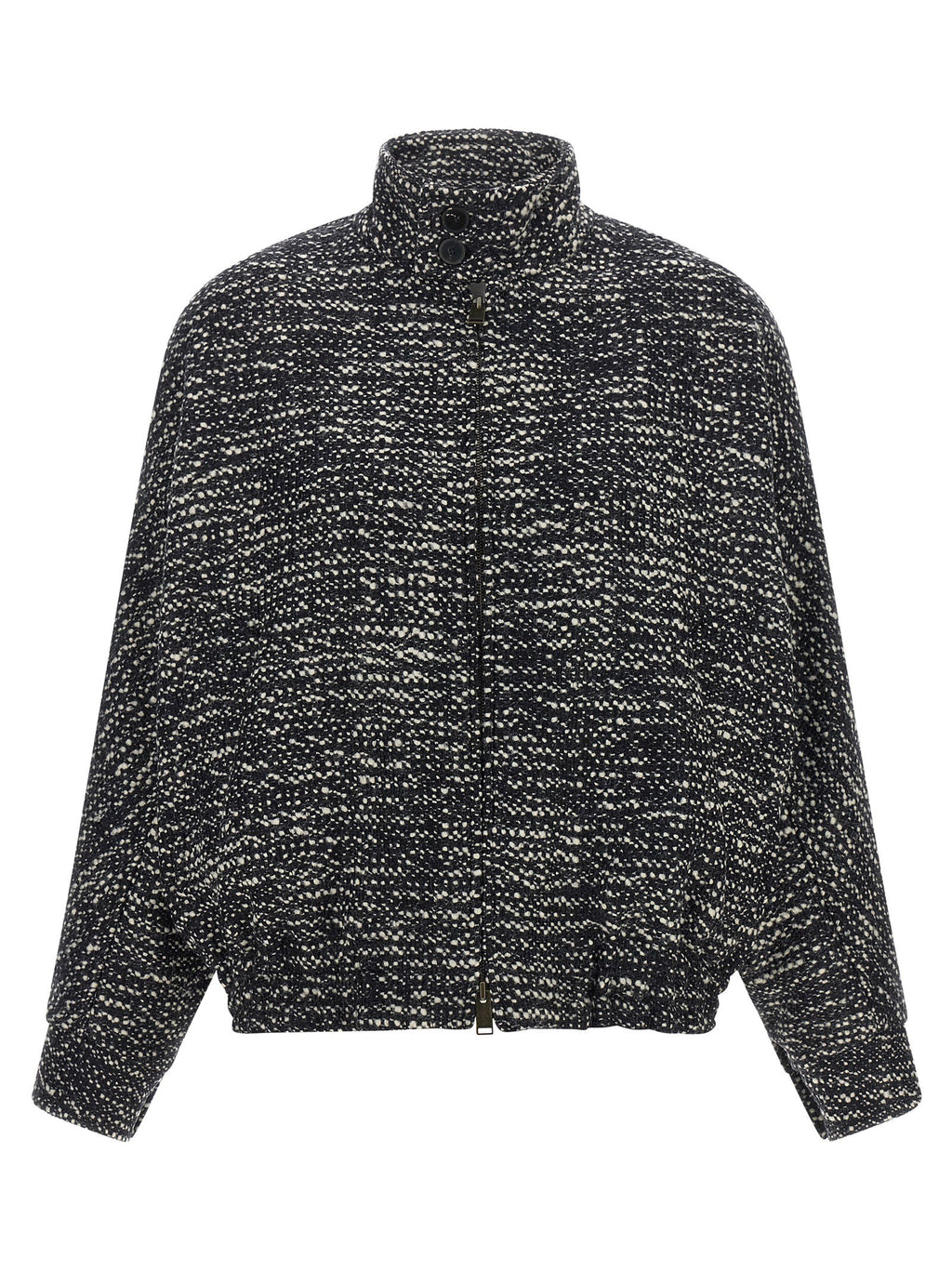 Darkpark Lee Bouclé Wool Bomber Jacket
