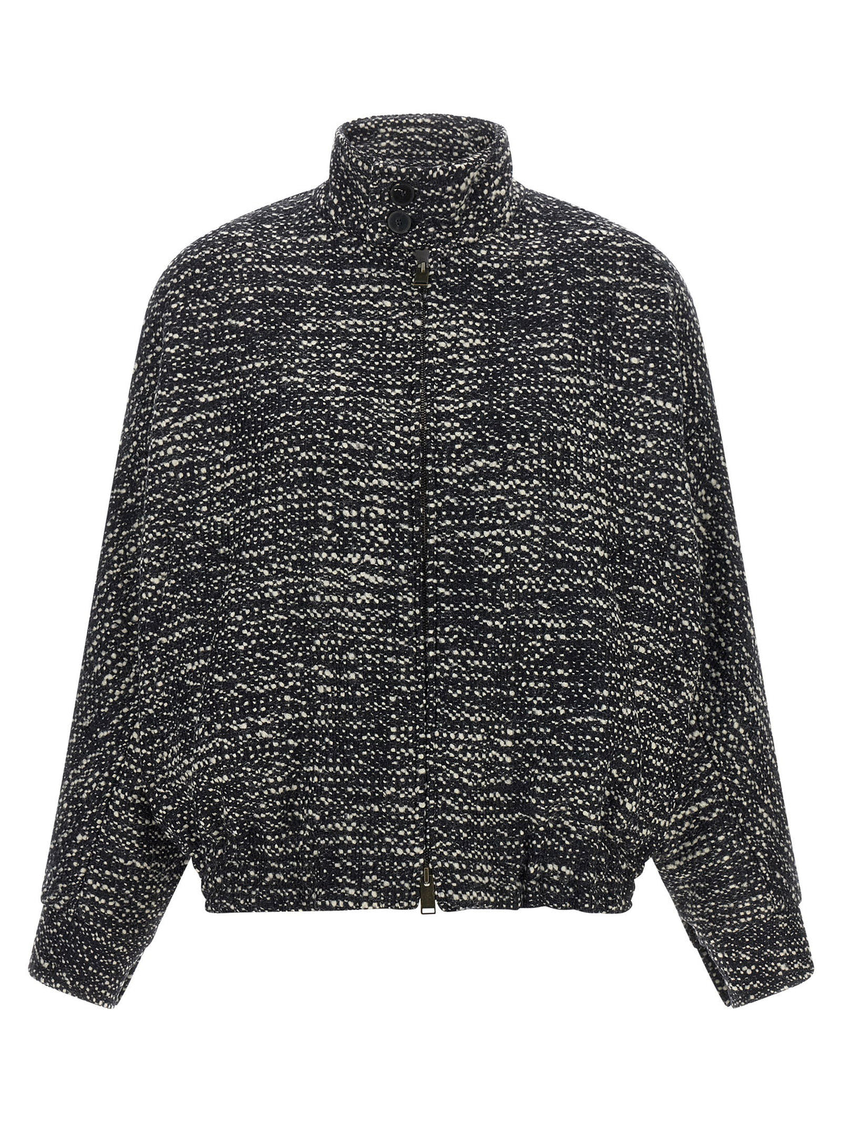 Darkpark Lee Bouclé Wool Bomber Jacket
