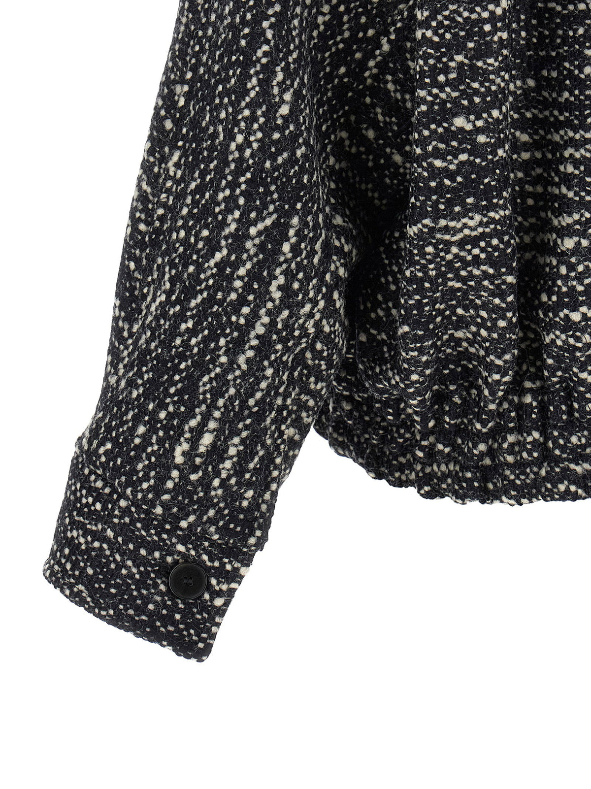 Darkpark Lee Bouclé Wool Bomber Jacket