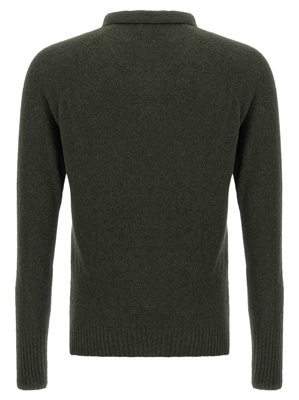 Ma'ry'ya Bouclé Cotton Polo Shirt