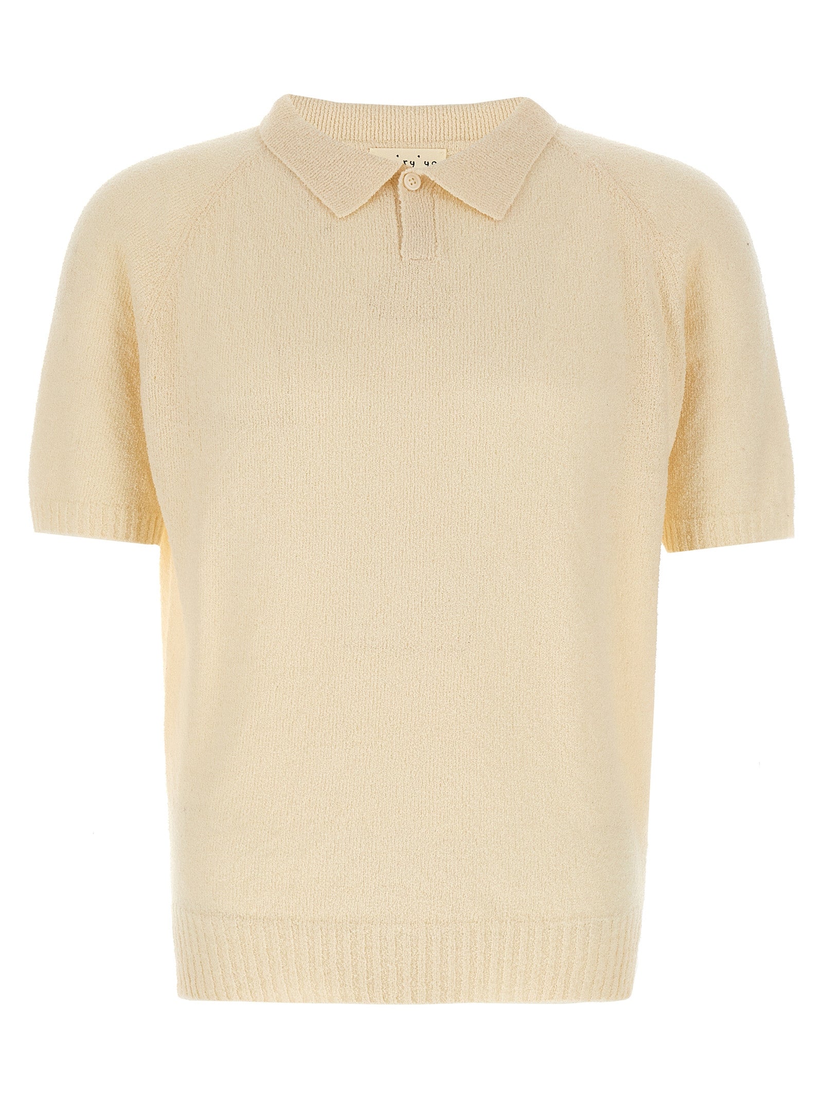 Ma'ry'ya Bouclé Polo Shirt