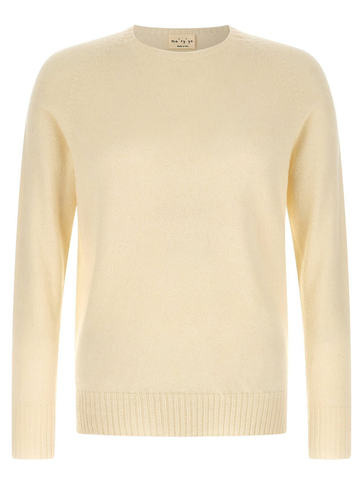 Ma'ry'ya Crew-neck Sweater With Slits
