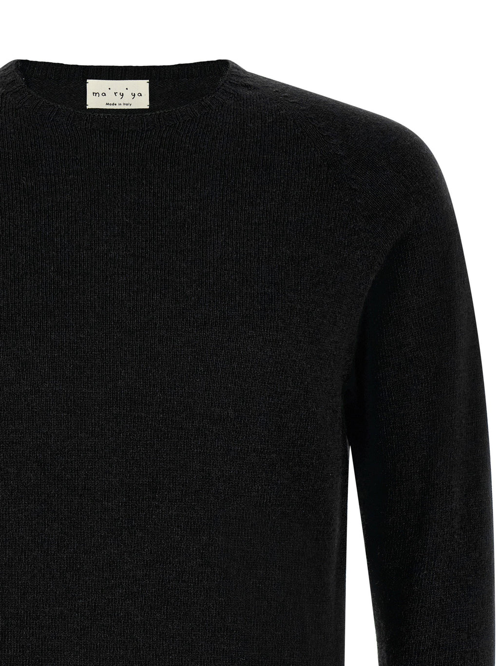 Ma'ry'ya Crew-neck Sweater With Slits