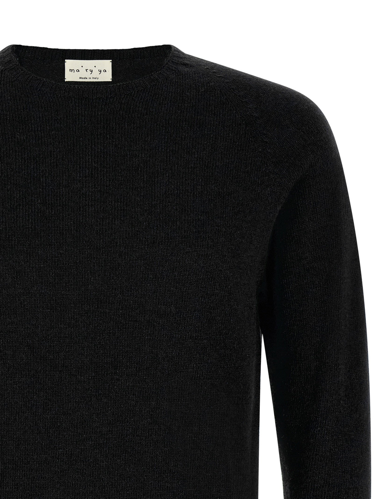 Ma'ry'ya Crew-neck Sweater With Slits