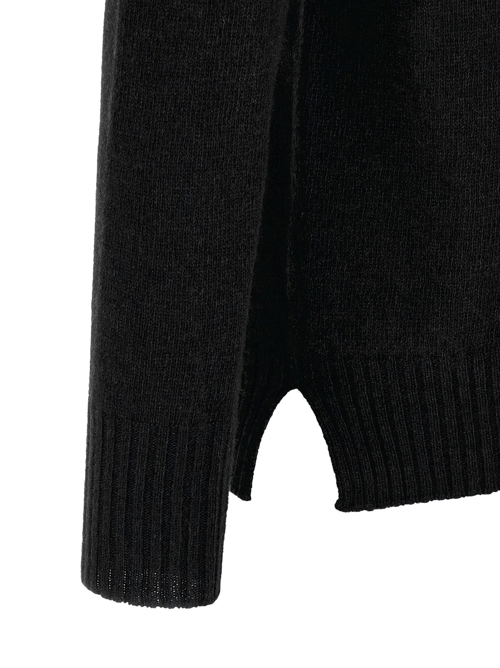 Ma'ry'ya Crew-neck Sweater With Slits