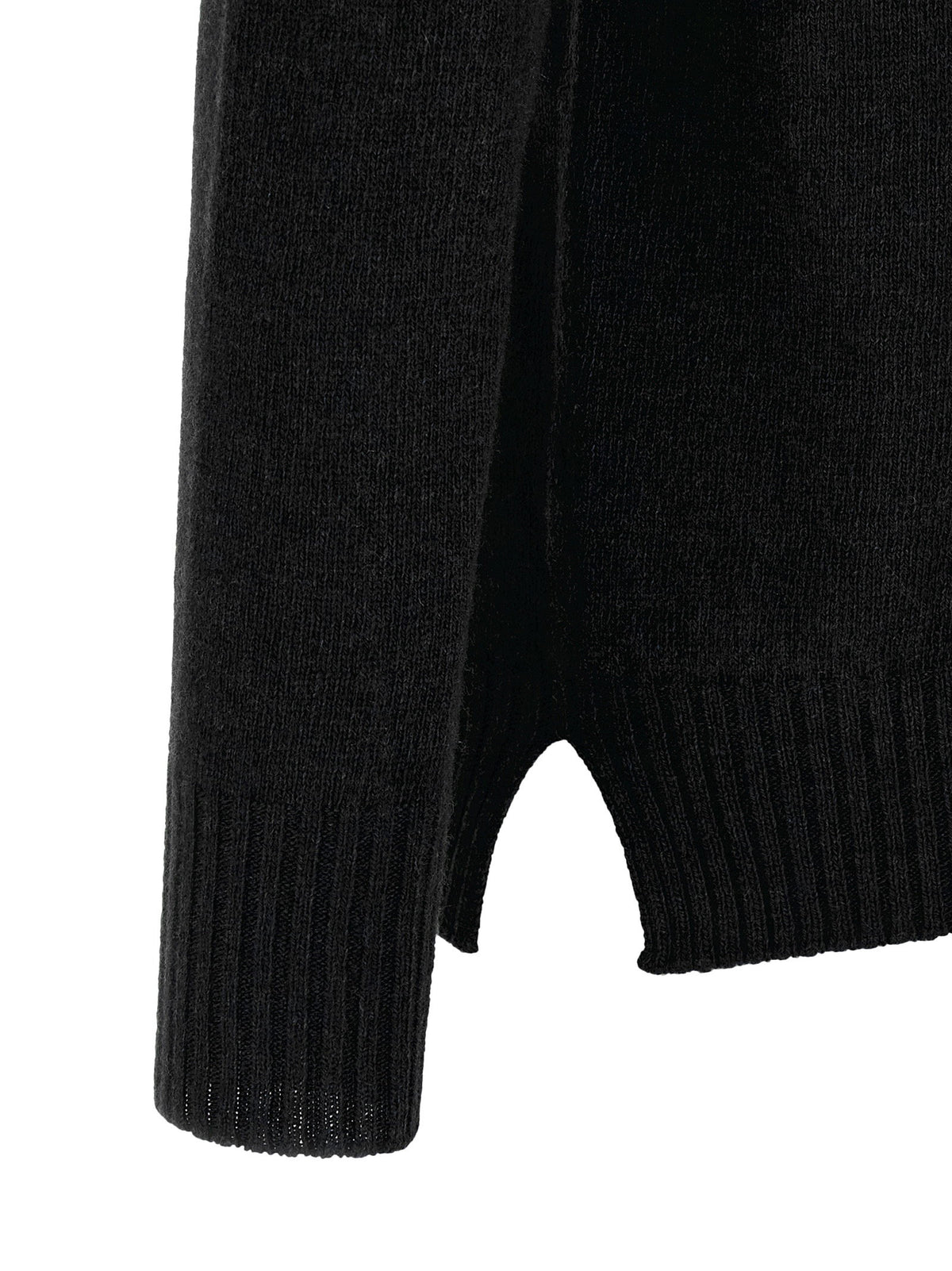 Ma'ry'ya Crew-neck Sweater With Slits