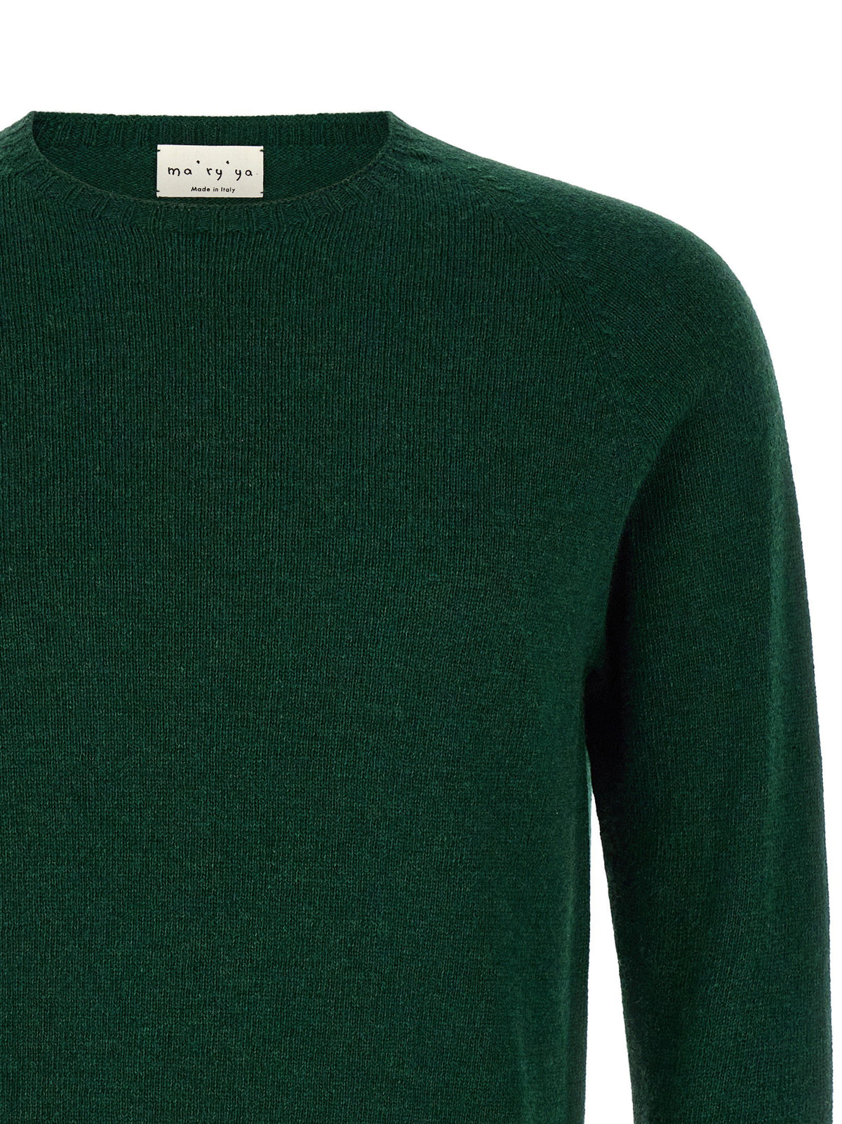 Ma'ry'ya Crew-neck Sweater With Slits